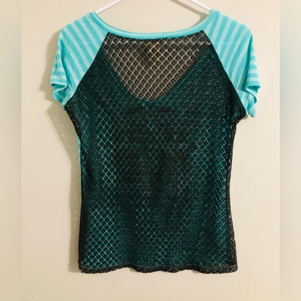 Angels & Diamonds mesh back t-shirt